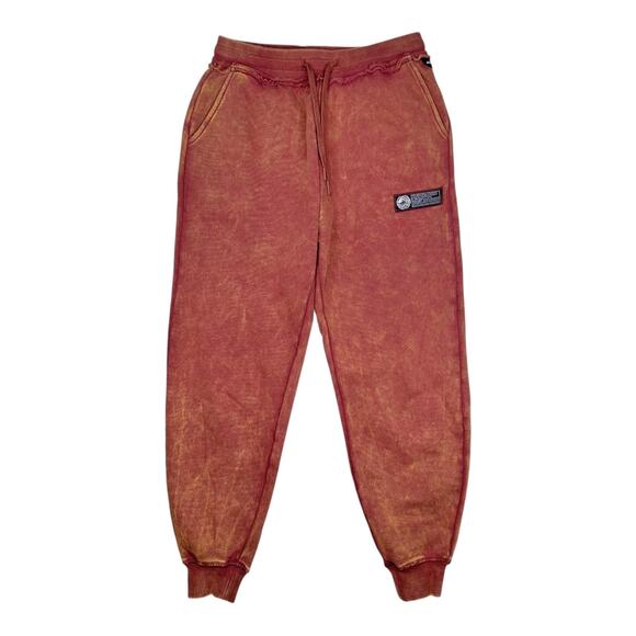 Alphalete Very Terry Men's 100% French Terry Orange Joggers Size Medium - Picture 1 of 10